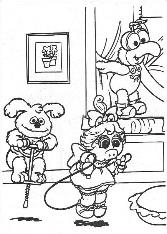 Kids-n-fun.com | 57 coloring pages of Muppet babies